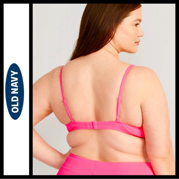 NWT Old Navy Underwire Rib Knit Bikini Top - Picture 5 of 14